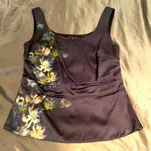 Evening silk top